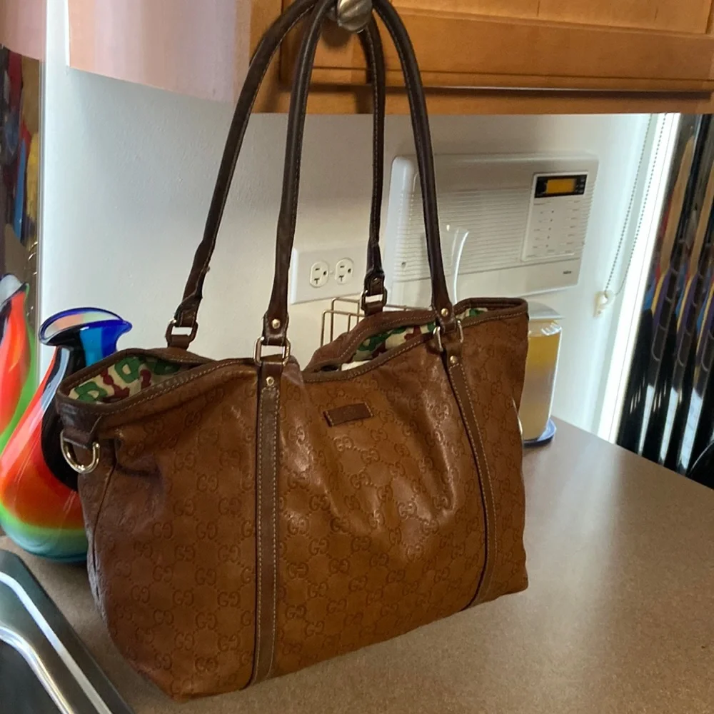 Gucci Guccissima Leather Tote - Picture 1 of 16